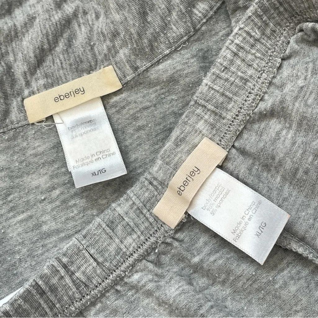 eberjey Gisele Pajama Set short sleeve shorts womens Gray (xlarge) loungewear - Image 5