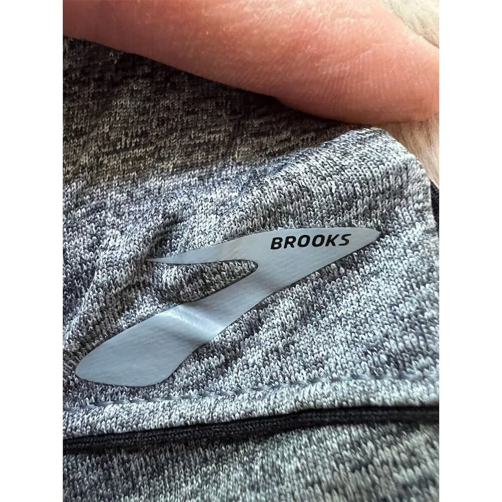 Brooks Women's Gray Running Shorts Size M 2-in-1 Activewear Gym - Image 8
