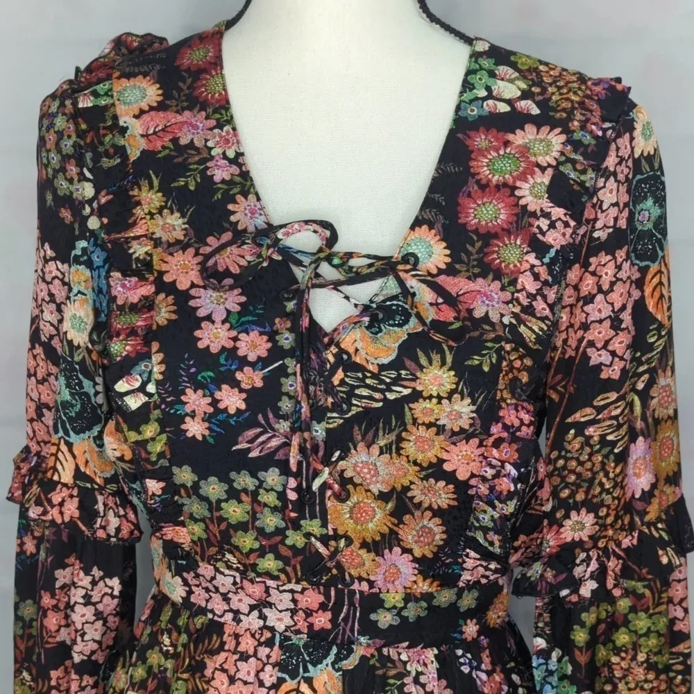 Ted Baker Hendria Ruffle-Trim Mini Dress‎ - Image 3