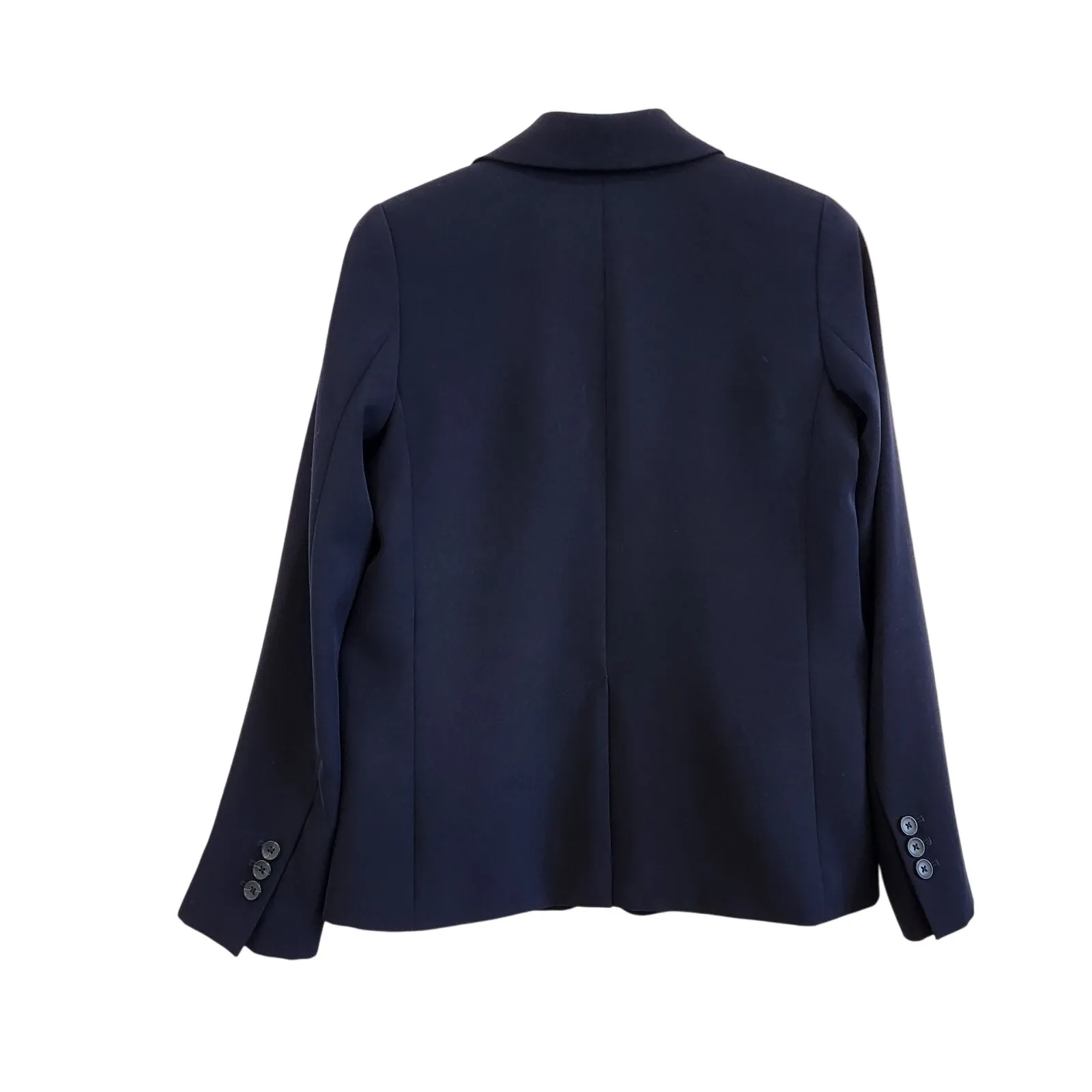 Vince Soft Suiting Notch Collar Single Breasted Button Blazer Coastal Blue Sz 2 - Image 7