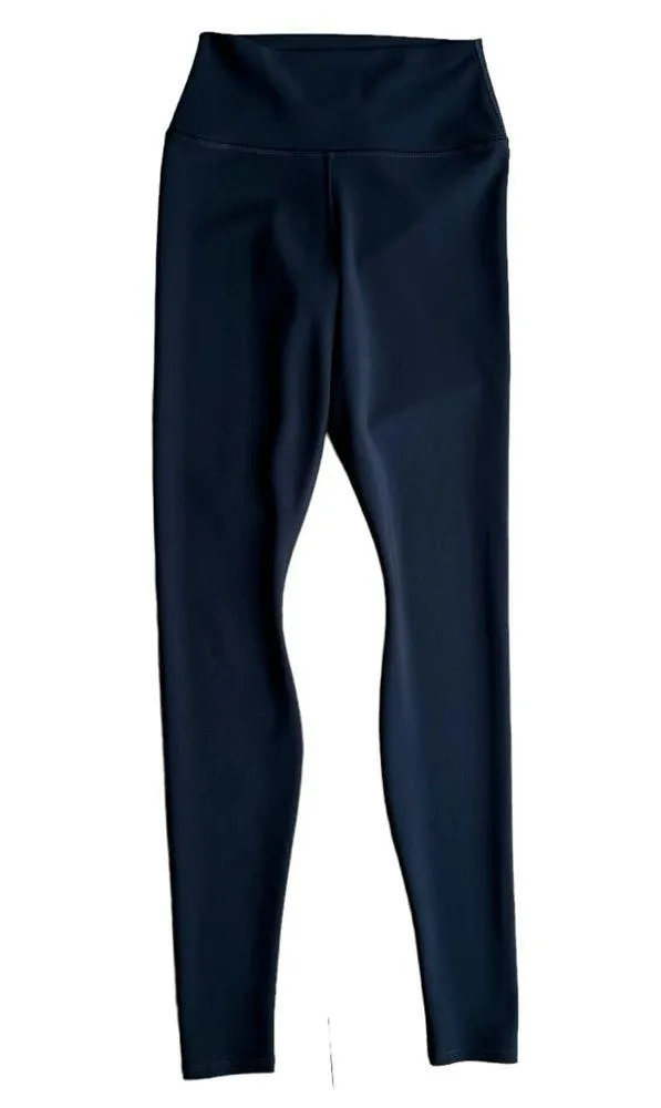 alo Yoga High Waist Solid Vapor Legging Black Full Length XS Leggings - Image 4