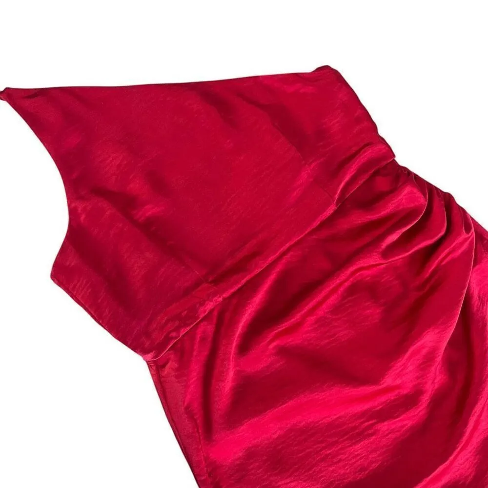 Lovers and Friends‎ Renata Midi Dress in Cherry Red - Image 5