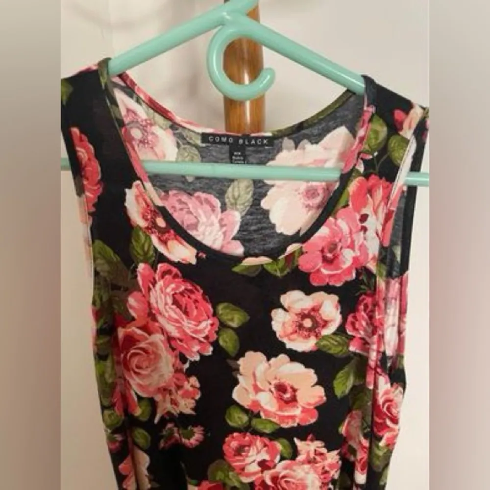 Floral print mini dress - Image 2