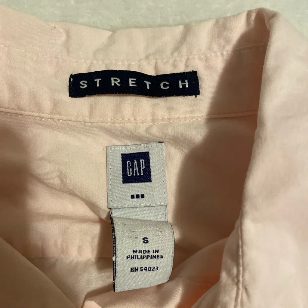 GAP Stretch Button-Down Long Sleeve Shirt - Image 3