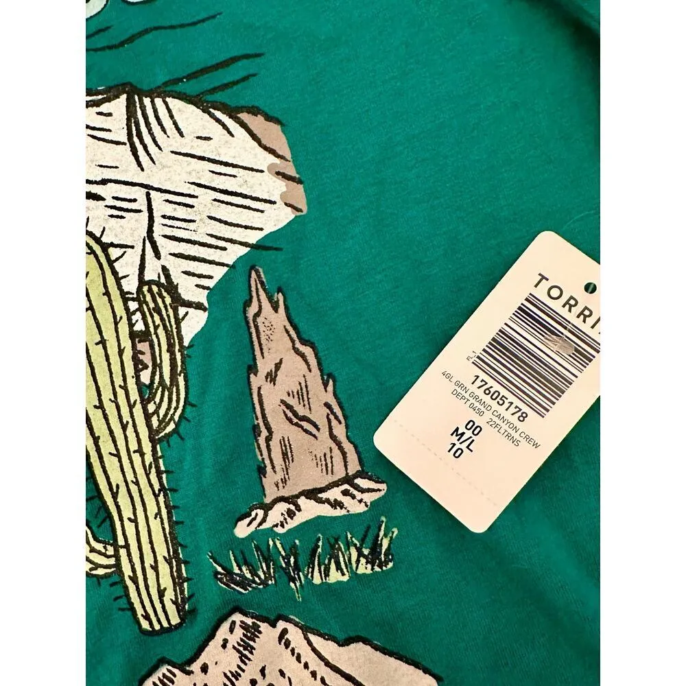 NWT Torrid Green Grand Canyon Graphic T-Shirt, Size 00 or 10 or M/L - Image 7
