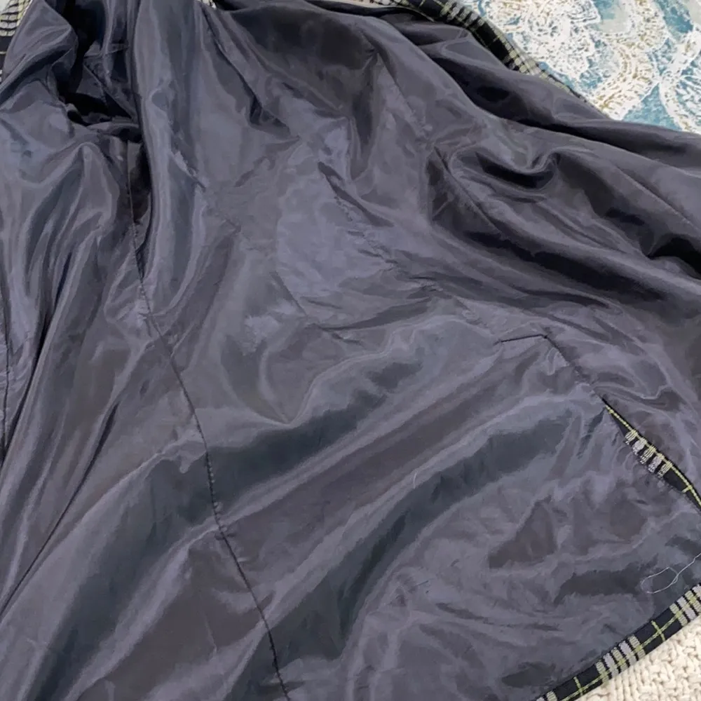 Worthington  plaid trench clueless style jacket size 4 - Image 7