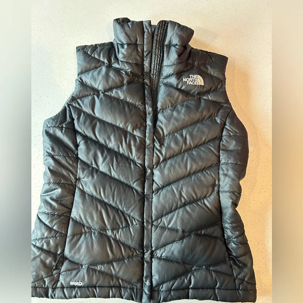 The North Face Aconagua Puffer Vest Gray Women’s Size Small - Image 3