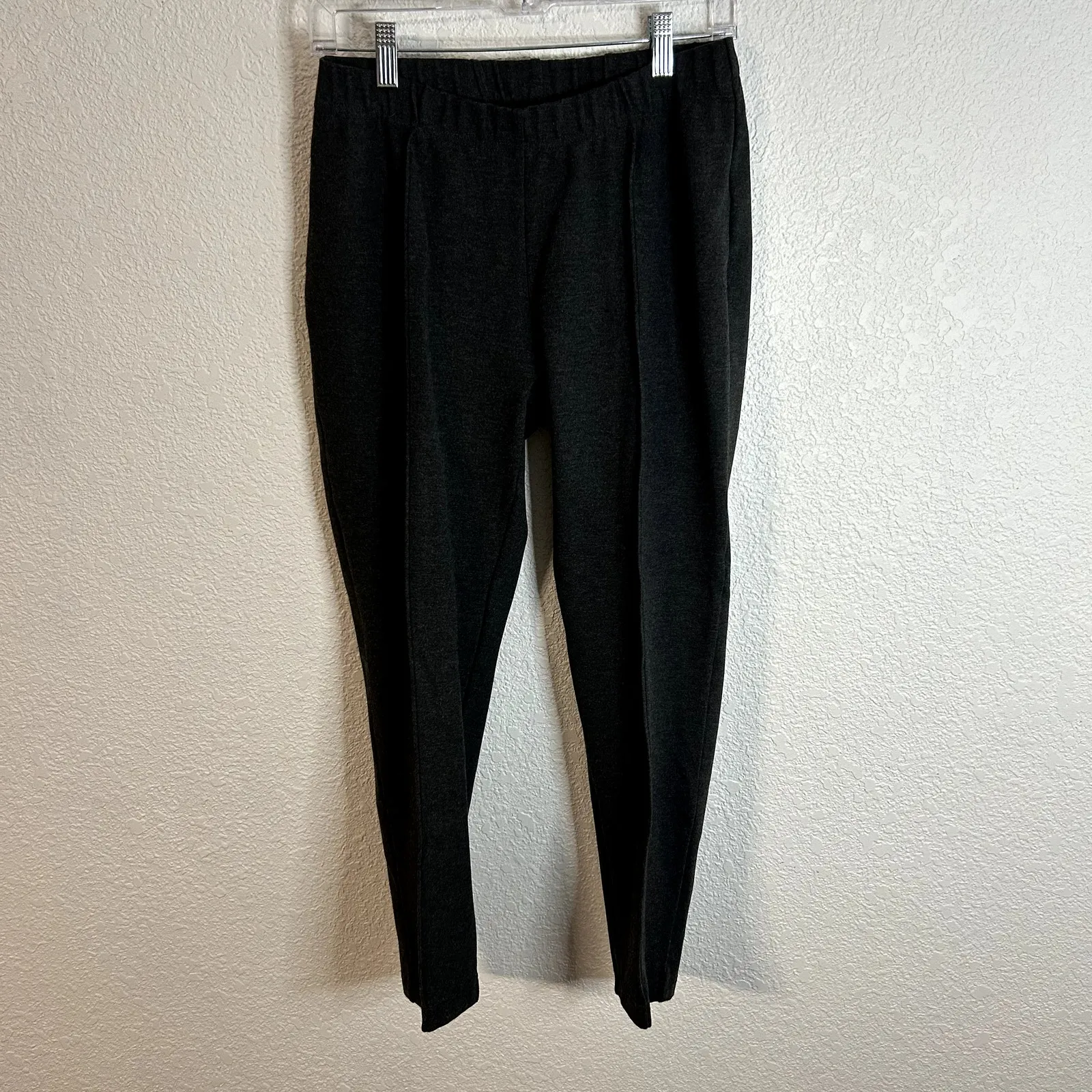 Lilly Pulitzer Travel Pull On Stretch Ponte Pants Gray Womens Size Large - Image 2