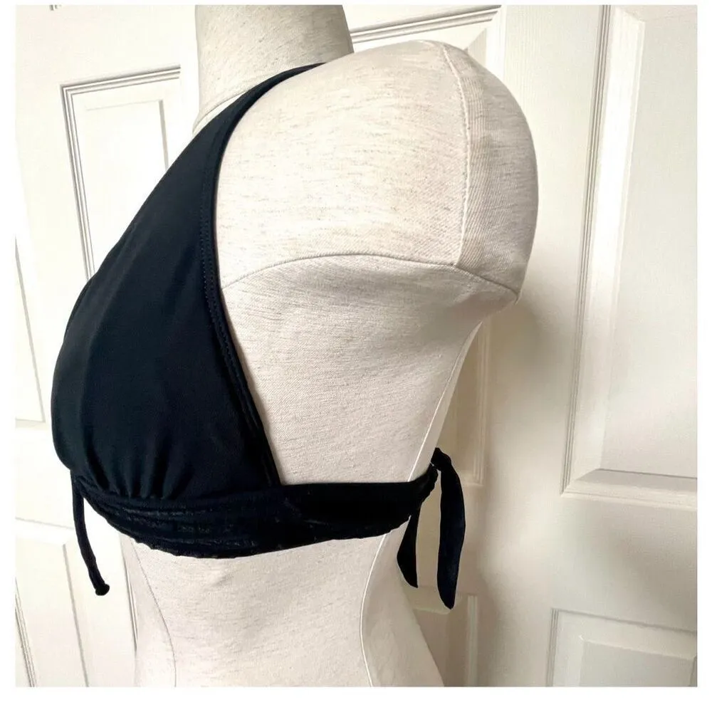 Robin Piccone  black bathing suit top - Image 2