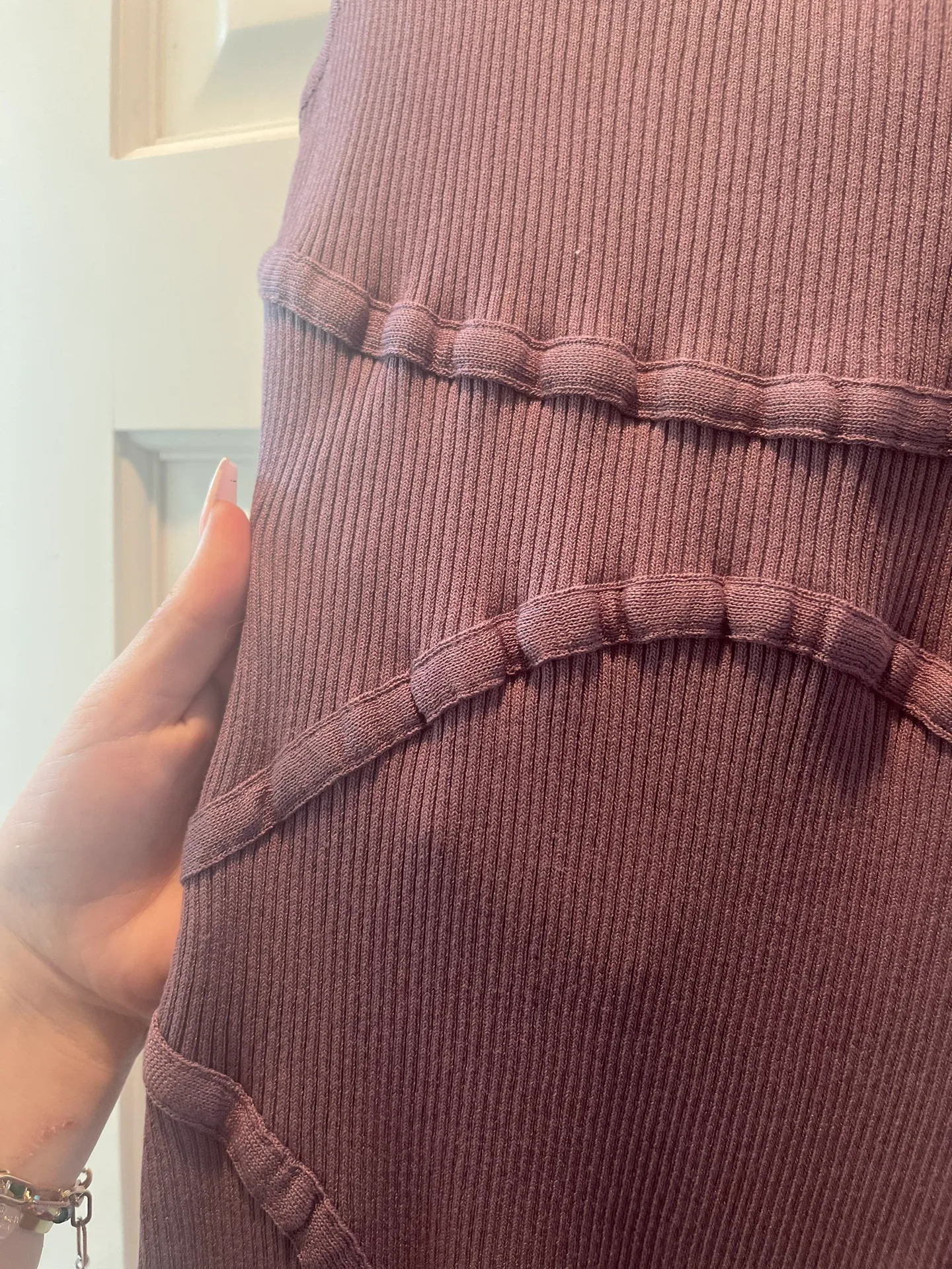 Hera Collection Purple Bodycon Dress - Image 4