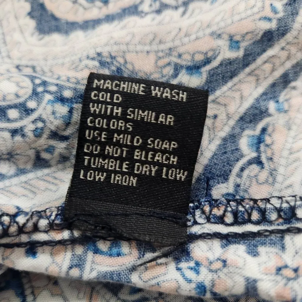 Toxik3 Navy and Pink Boho Midi Sundress Size Large Blue and Blush Y2K Midi Dress - Image 8