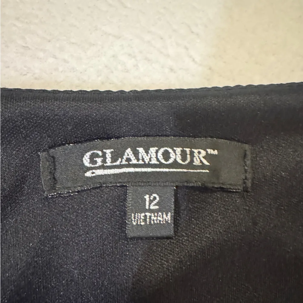 Glamour Red and Black Patterned Dress Size 12 - Image 4