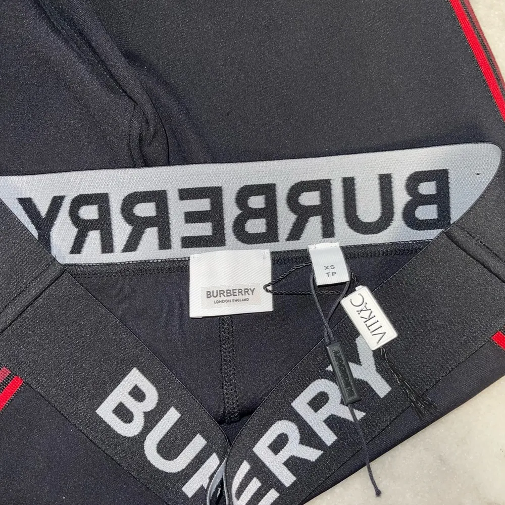 Burberry Sesia Logo Biker Shorts in Black - Image 10