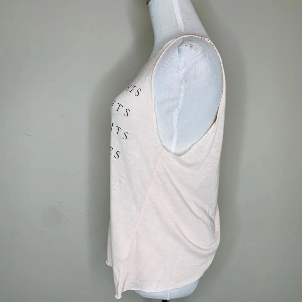 Flowy Graphic Tank Top Small Pink City Light Small - Image 3