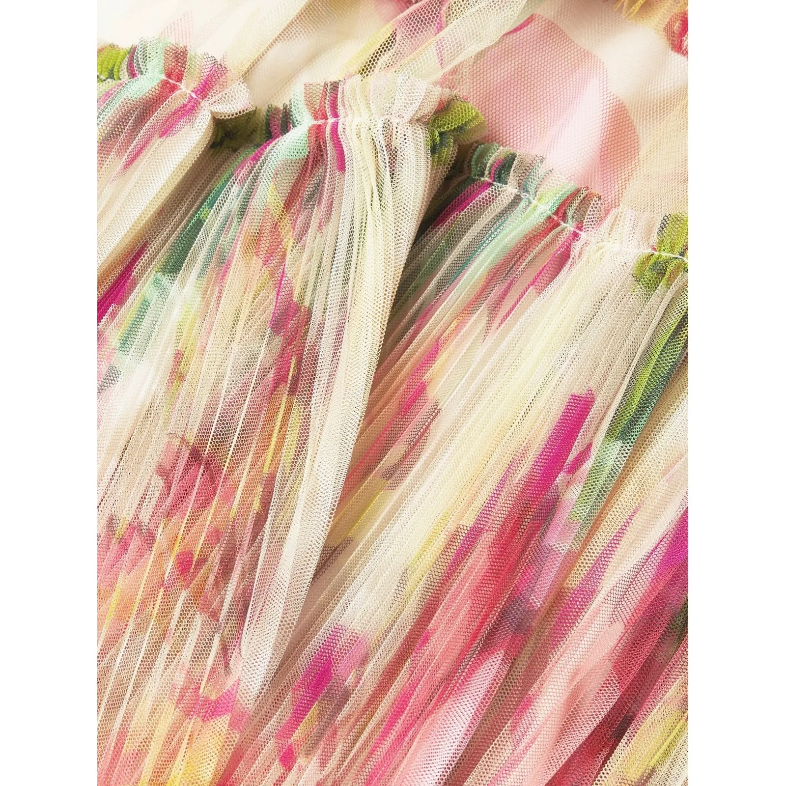 NWT Hutch Elliott Ruffled Printed Tulle Sweetheart Gown Floral Sz 6 $398 - Image 6