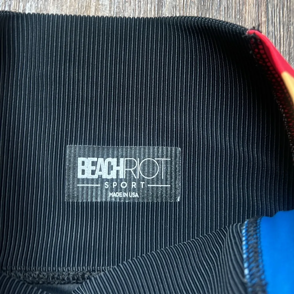 BeachRiot Rainbow Stripped Leggings - Image 3