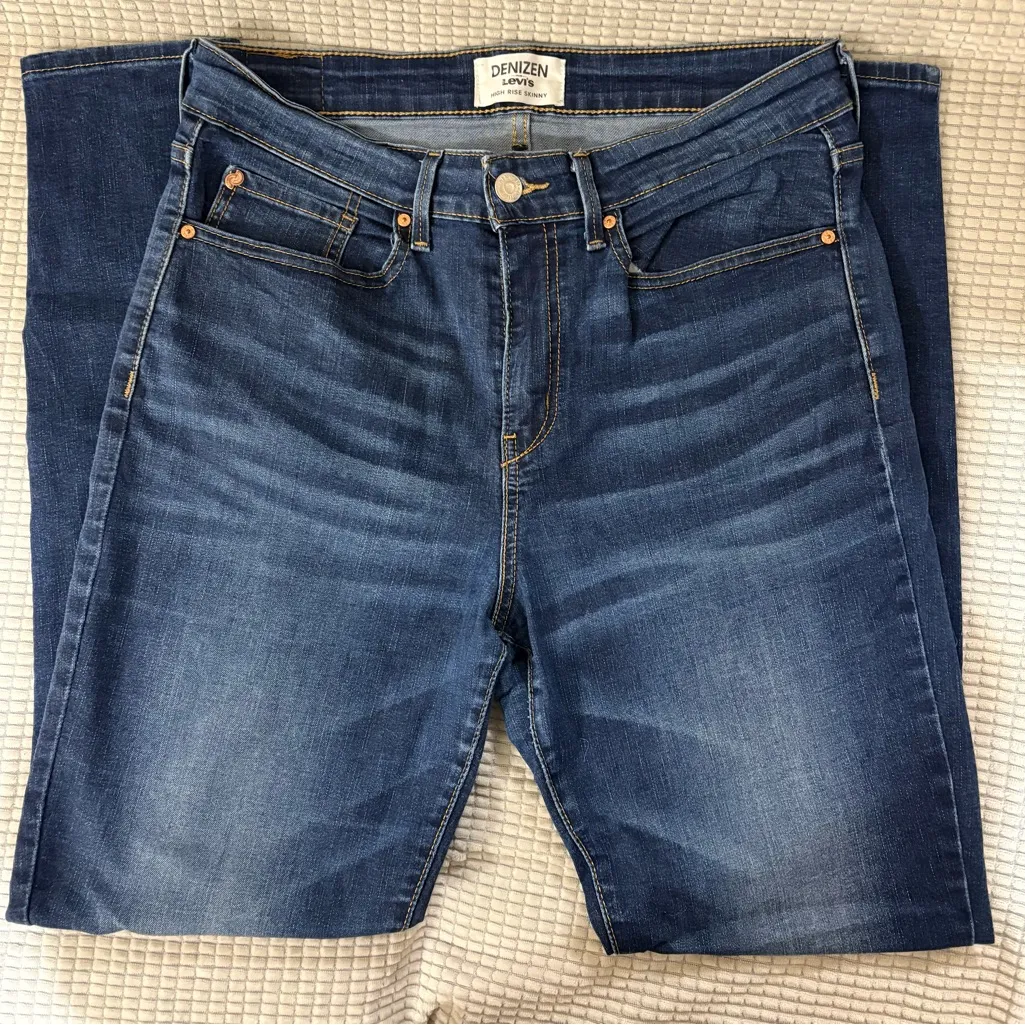 Denizen from Levi's Indigo Straight Leg Jeans - Image 3