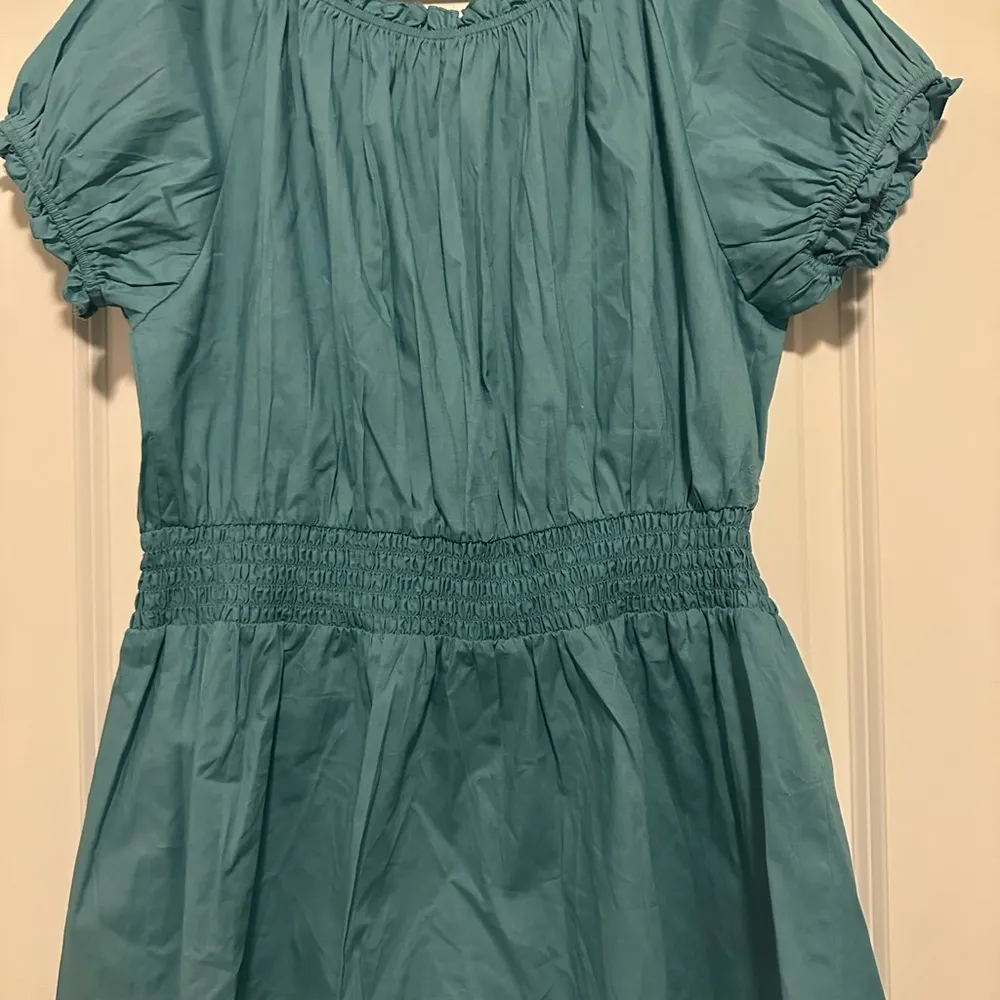 Ashley Steward Women’s Size 14 Short Sleeve Solid Green Button Down Green Blouse - Image 11