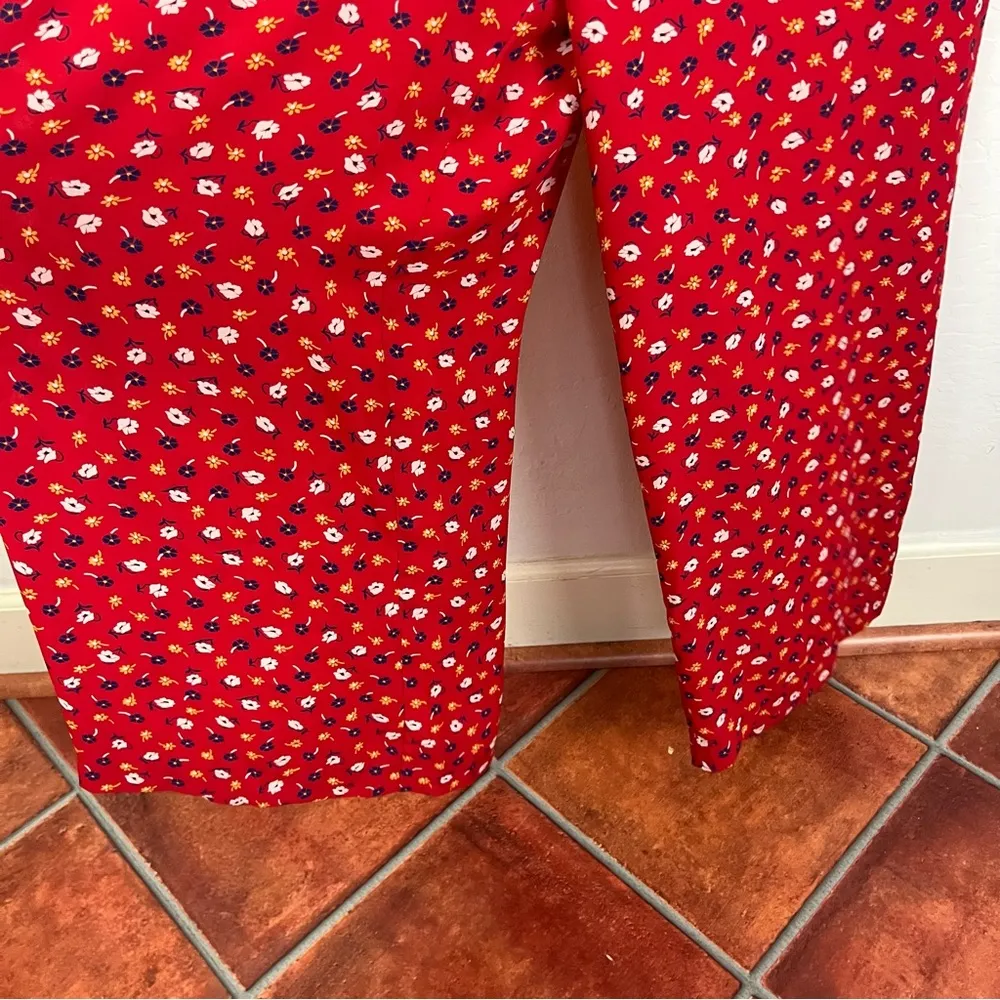 Madewell Tall Ruched Wide-Leg Jumpsuit in Prairie Posies - Image 5