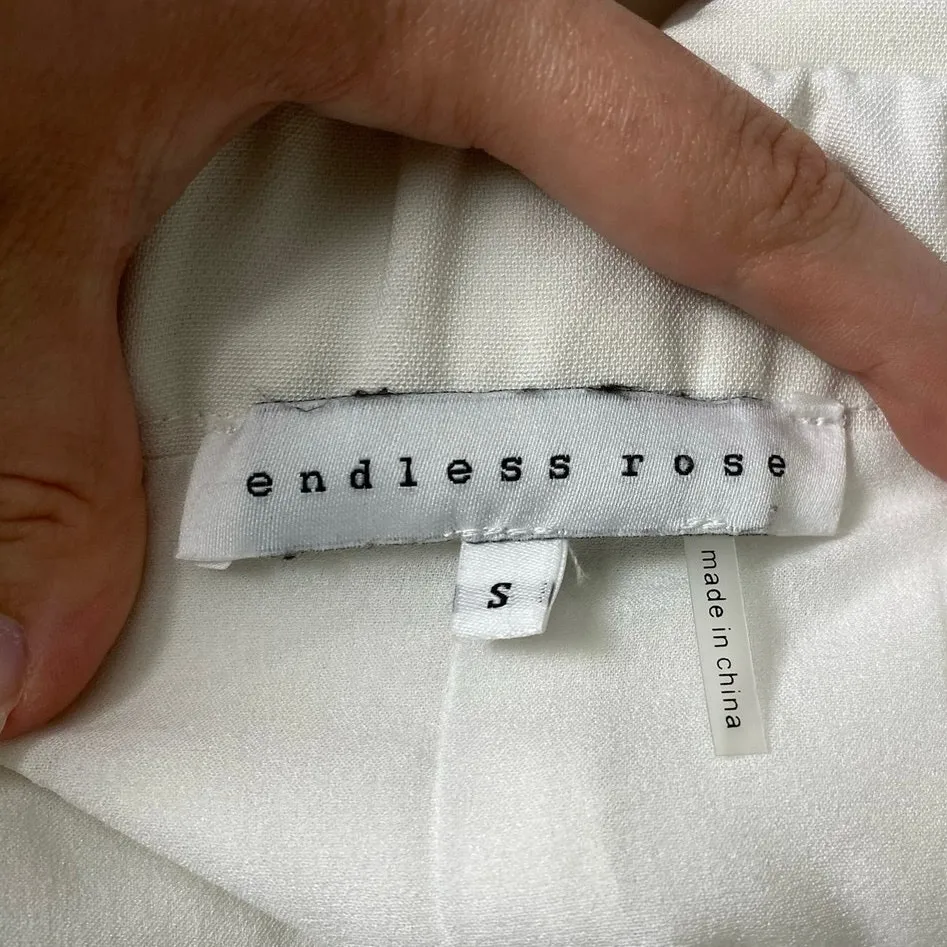 Endless Rose White Mini Skort‎ Size S - Image 2