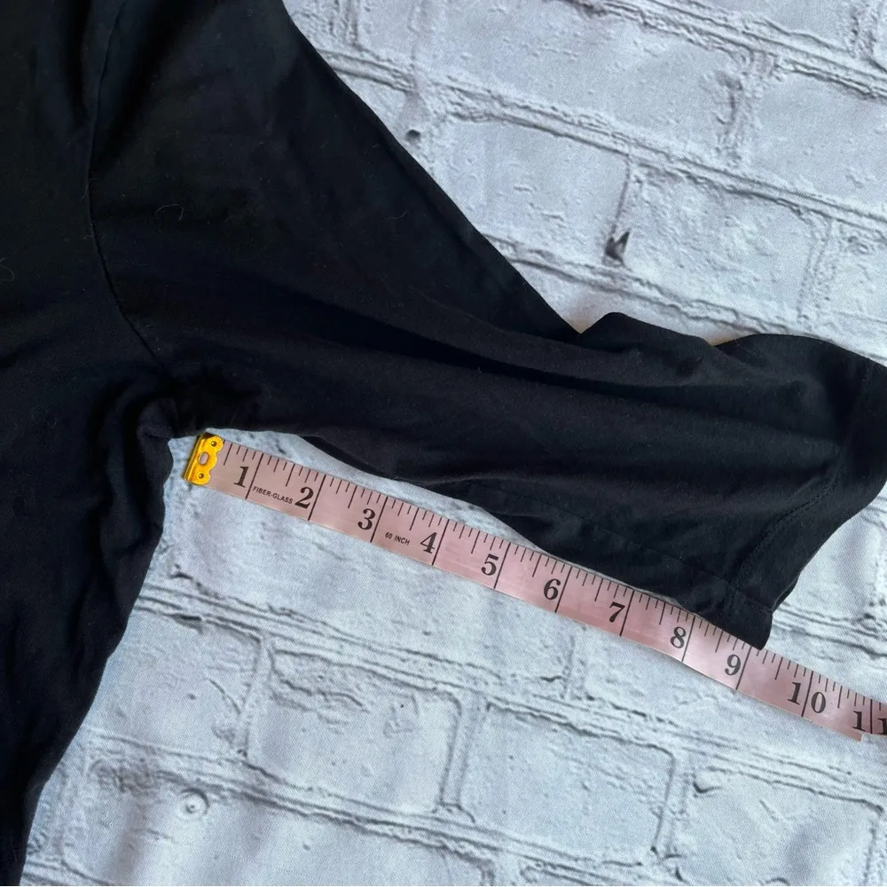 HUE Sleep Well Temp Tech T-shirt Large Womens Black V-neck - Image 5