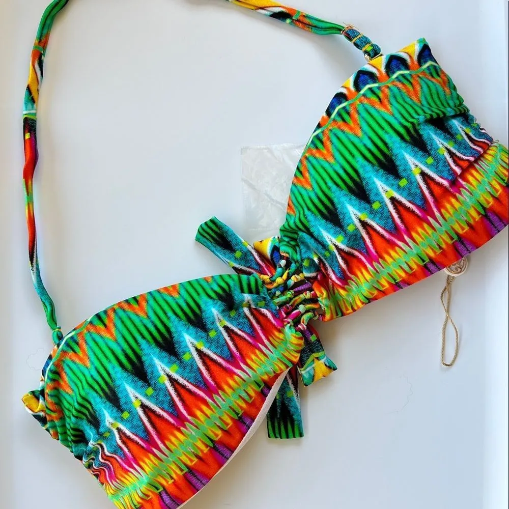 Luli Fama Padded Bikini Top nwot - Image 7