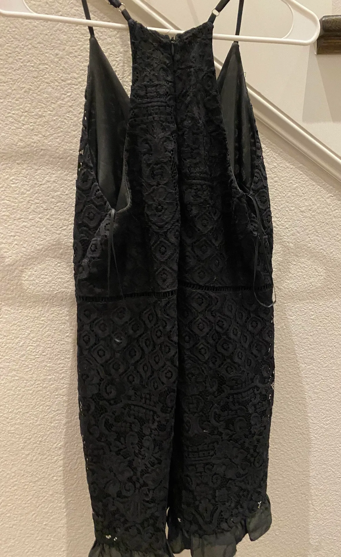 Black Lace Romper - Image 2