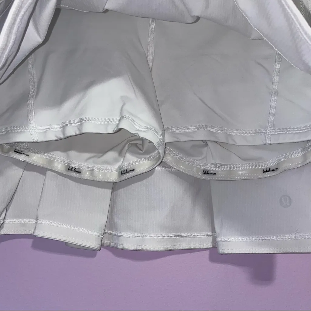 Lululemon Pace Rival Mid-Rise Skirt Long Women Size 8 Med Tennis Skort Athletic - Image 4