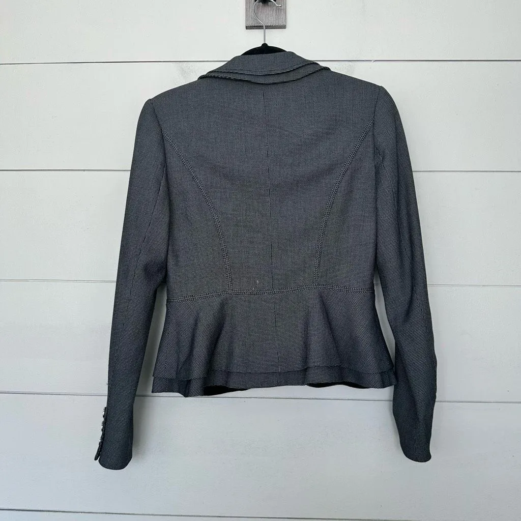 White House Black Market Women’s 2 Dotted Blazer Jacket Career Work Wear - Image 4