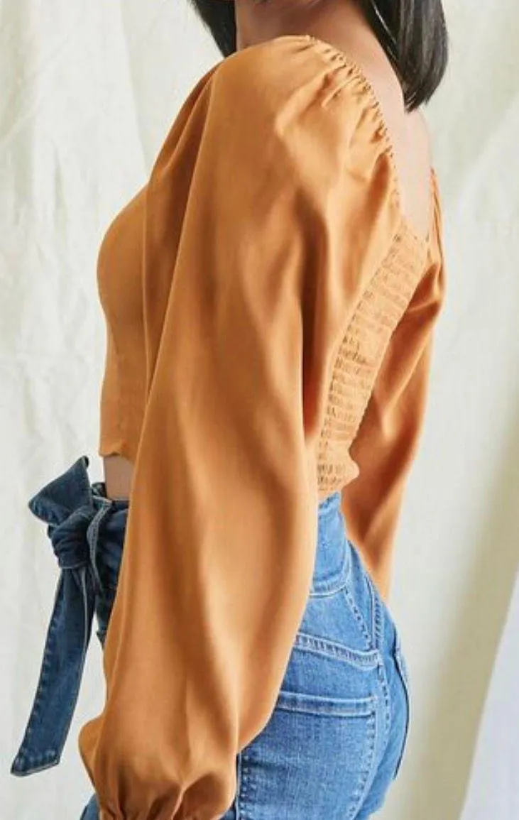 Cropped Sweetheart Top - Image 2