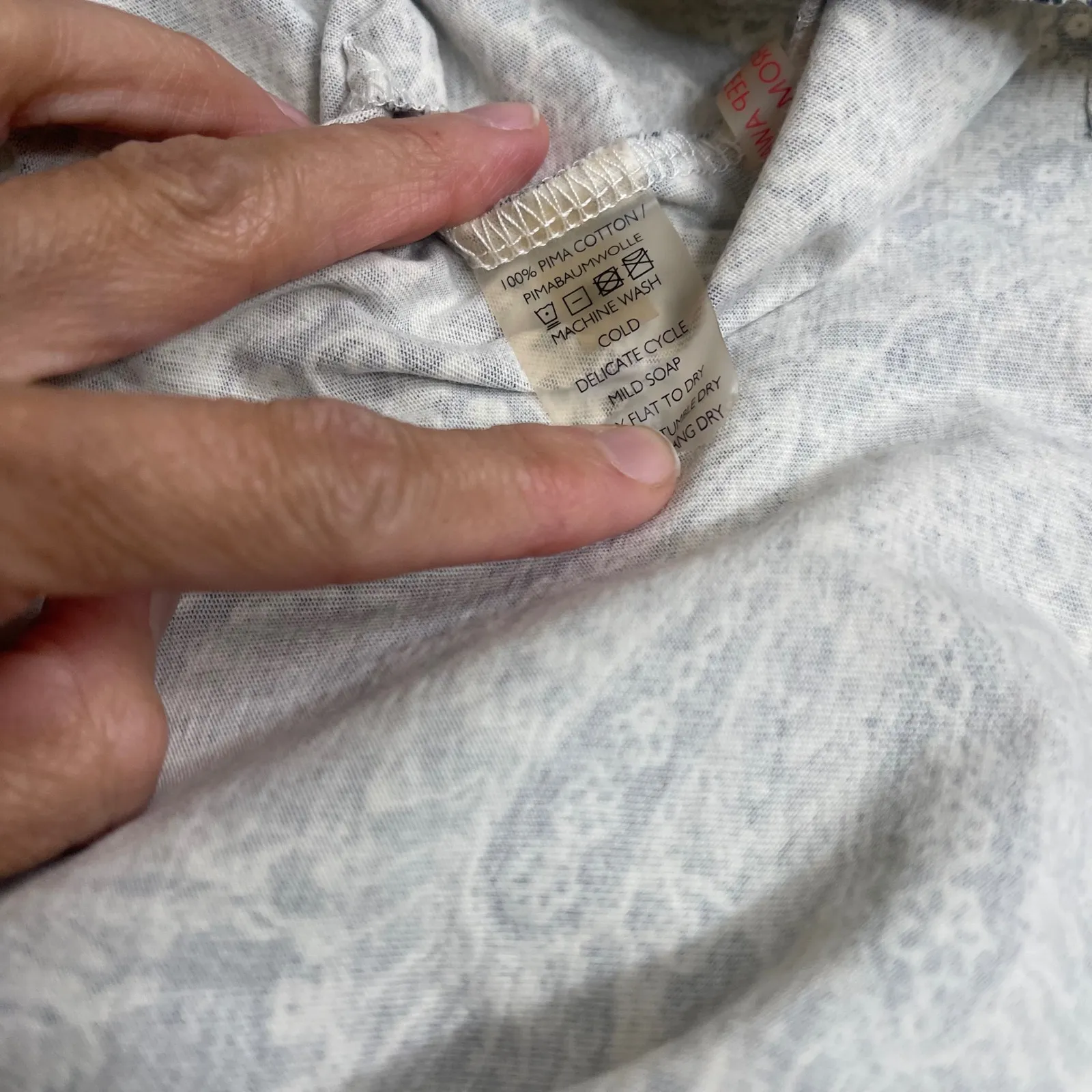 Peruvian Connection Paisley Print Long Sleeve gathered Dress Women Sz  Small - Image 7