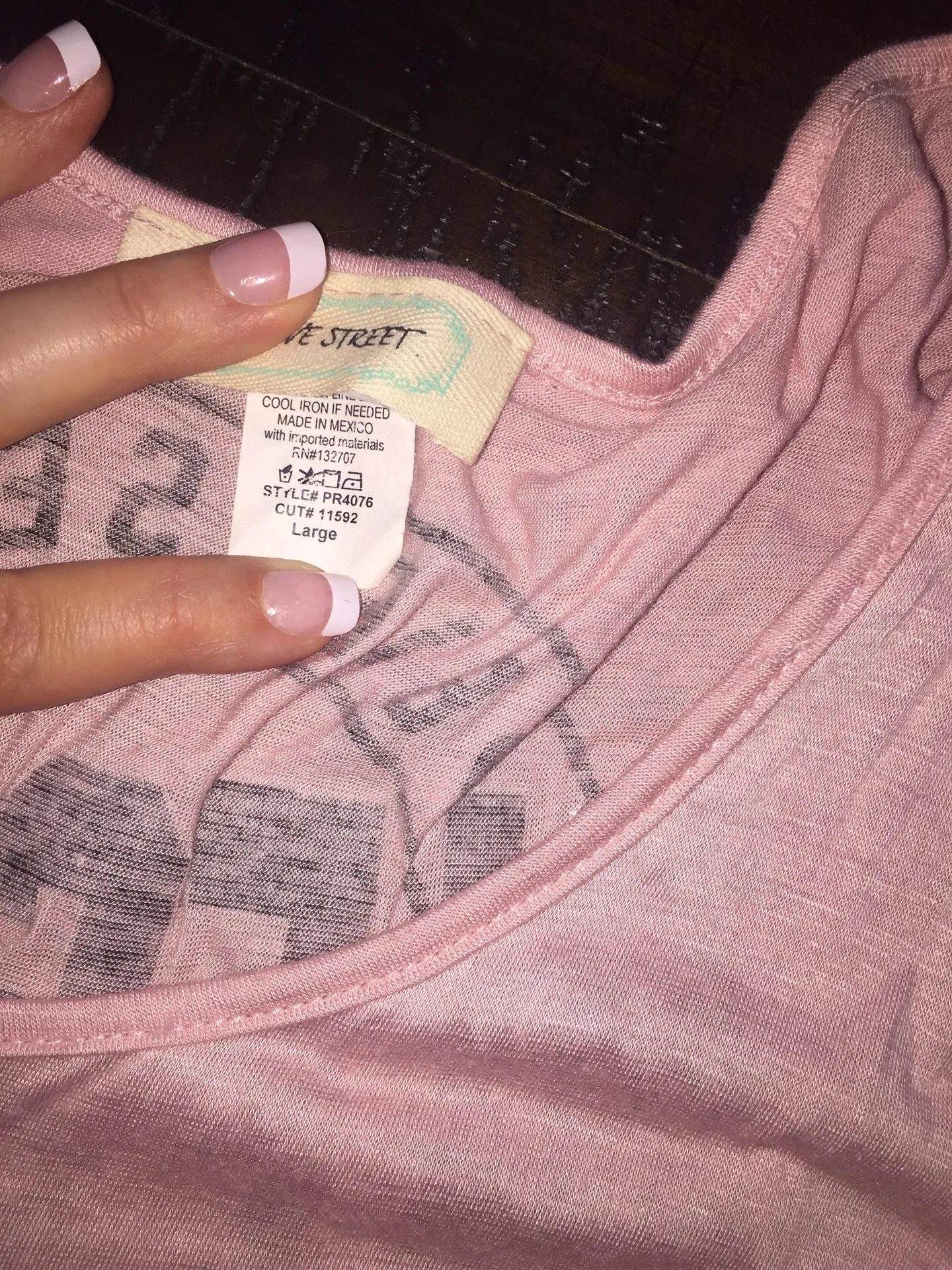 BLESSED TANK Pink Size L - Image 3