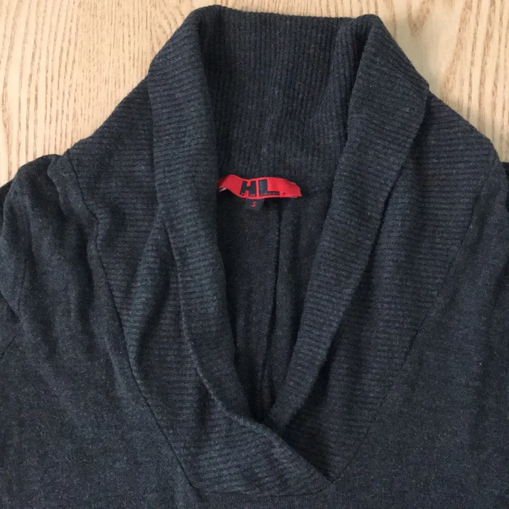 Bin 18 Womens Sweater Dress Very Stretchy Soft Dark Gray Size Small - Image 5