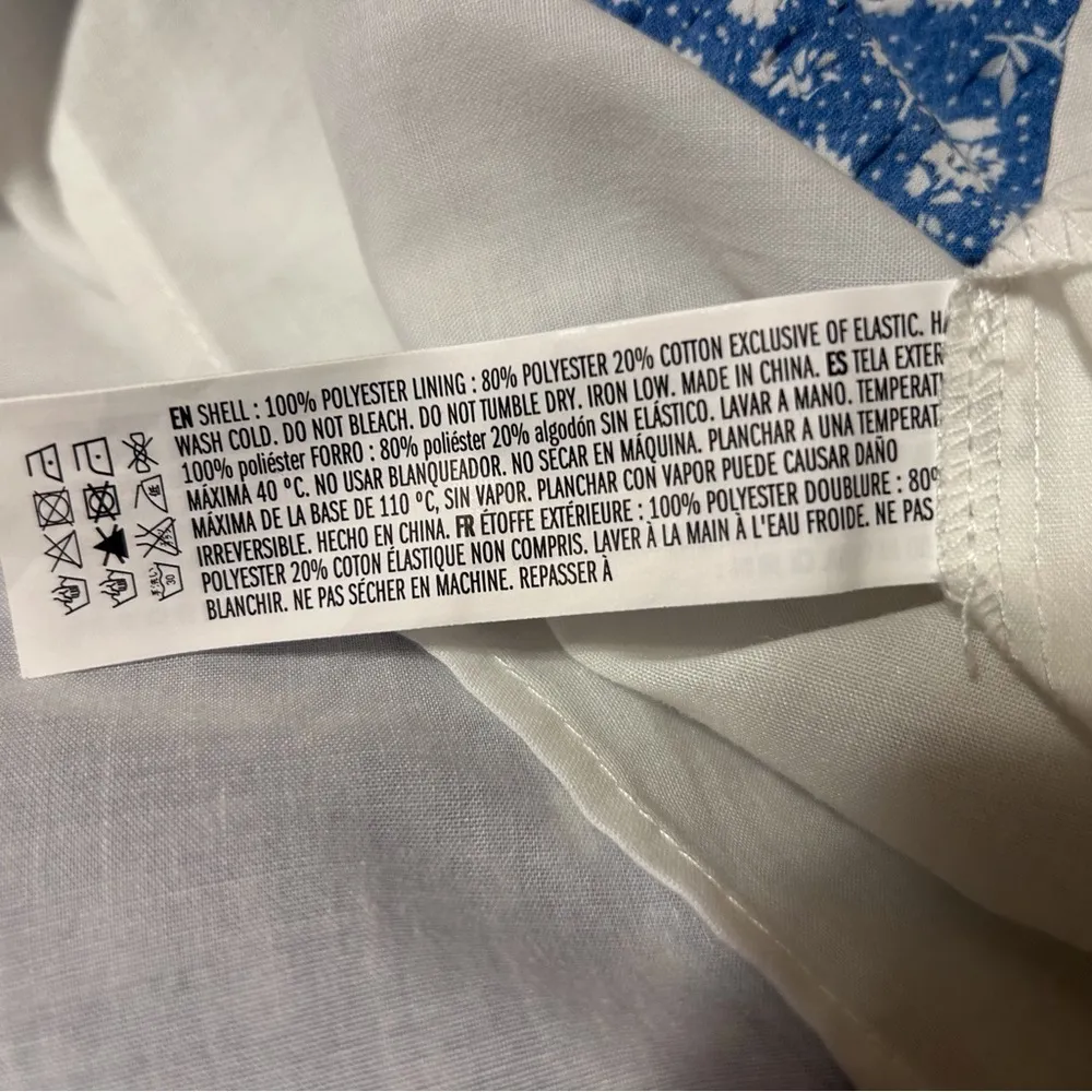 Tuckernuck Hyacinth House floral lined ruffle short sleeve size medium - Image 9