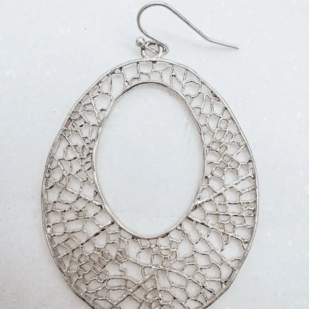 Webbed Pendant  Earrings‎ - Image 6