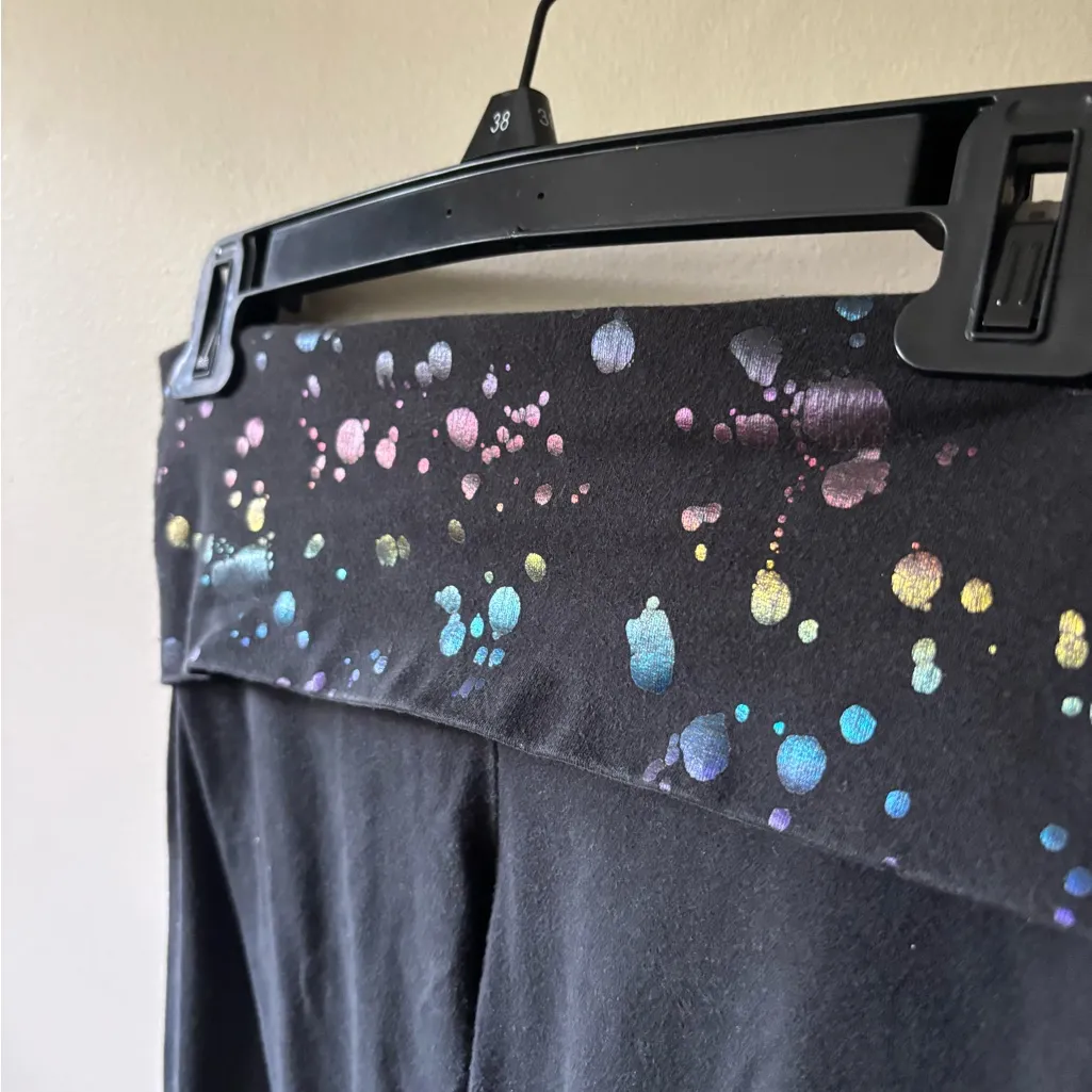 Pink Victorias Secret Foldover Cropped Yoga Pants - Image 6