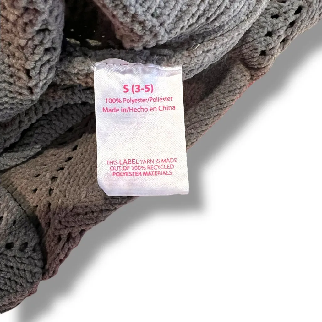 NEW!! NWT No Boundaries Women's Gray Loose Knit Open Cardigan Size Small (3-5) - Image 5