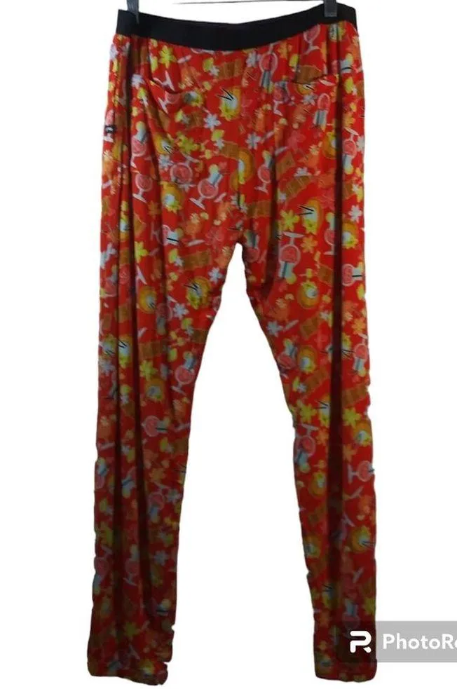 MeUndies Happy Hour Tropical Lounge Pants Size M Orange Size M - Image 2