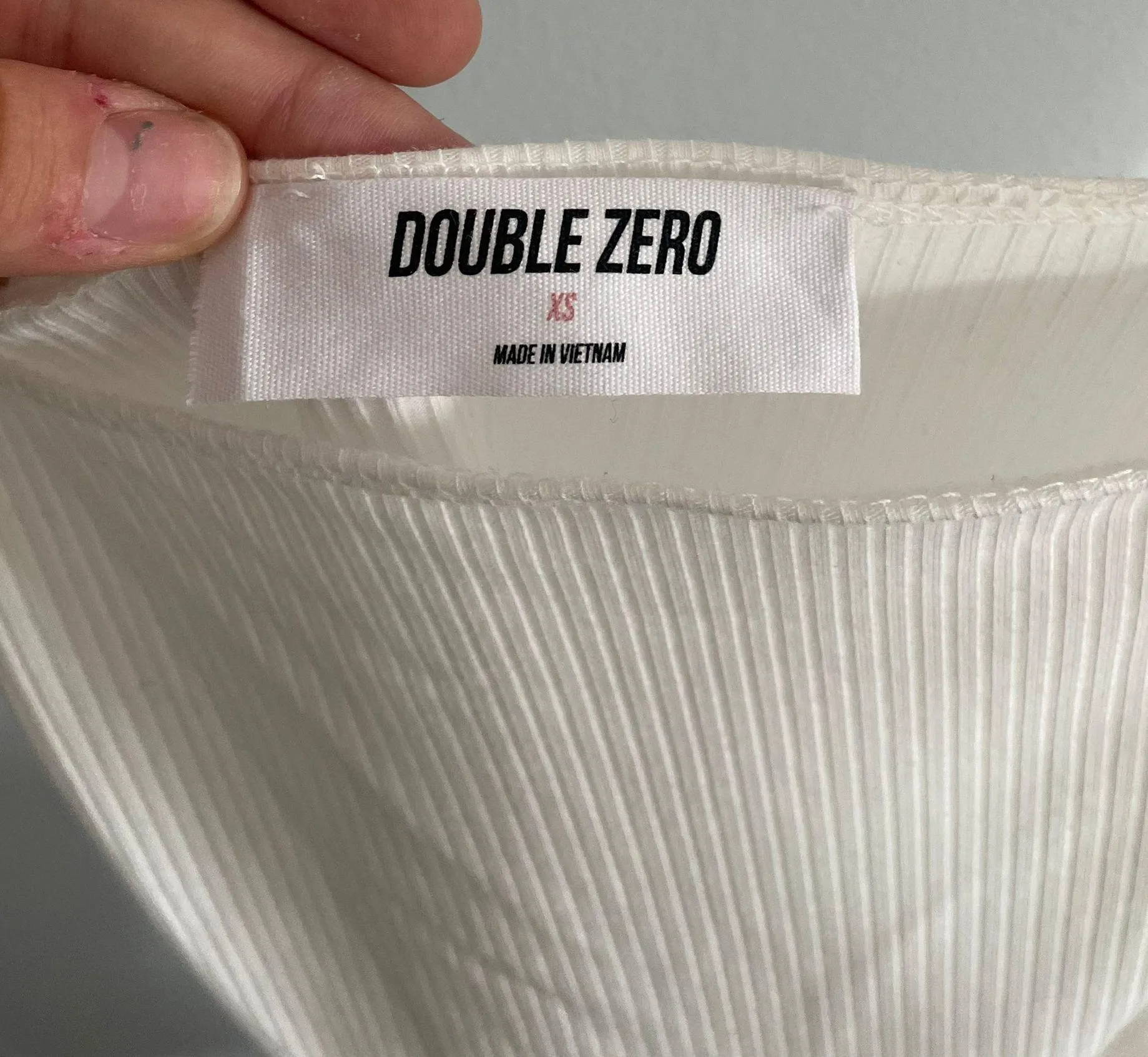 White Ribbed Bodysuit - Image 4