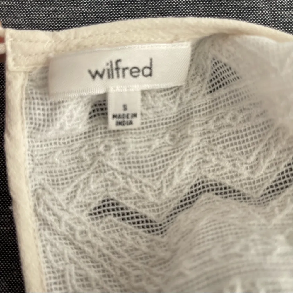 Aritzia Wilfred Allier Boho Peasant Dress in White Oak | Small - Image 8