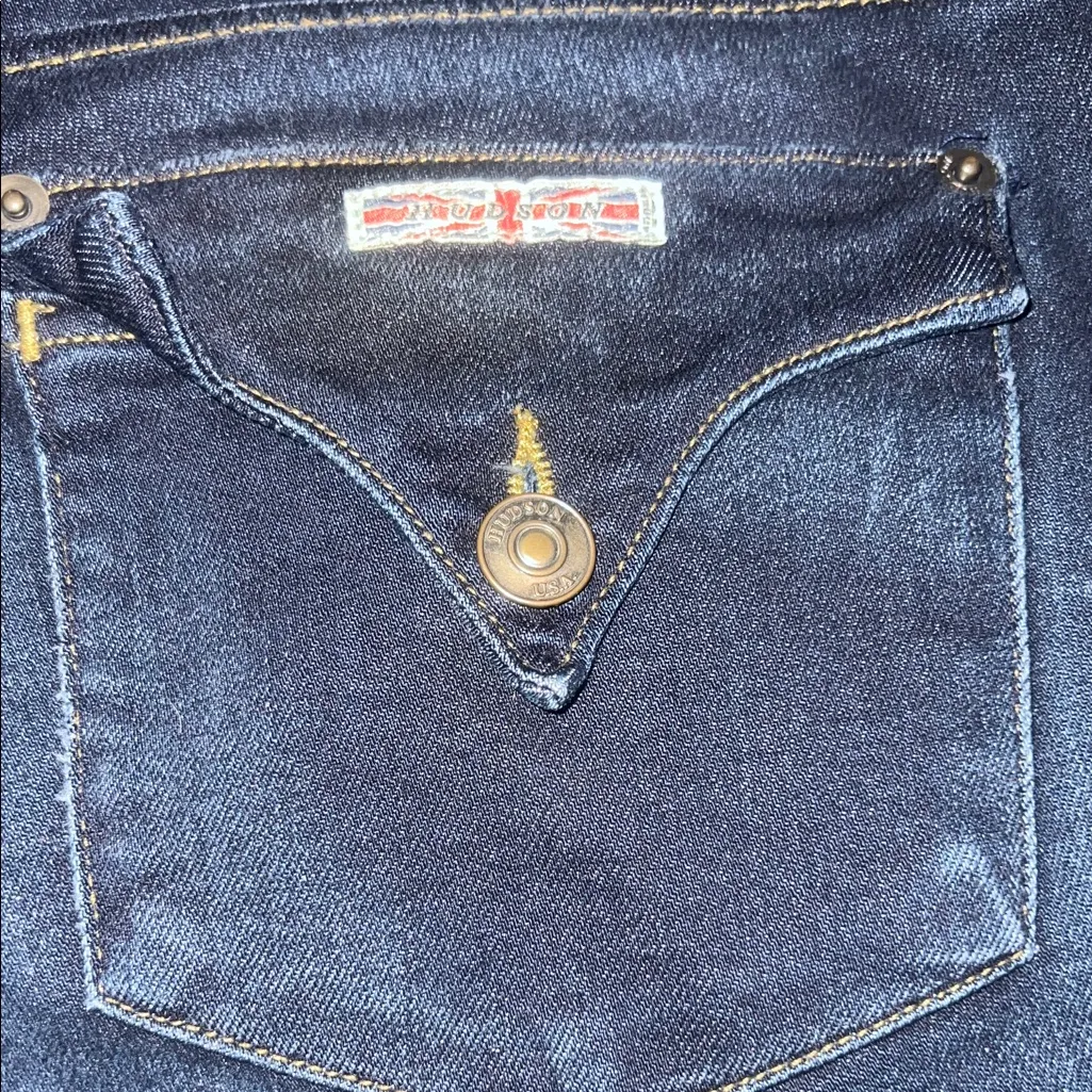 Hudson Women's Dark Blue Collin Mid-Rise Skinny Jean - Size 30 - Image 8