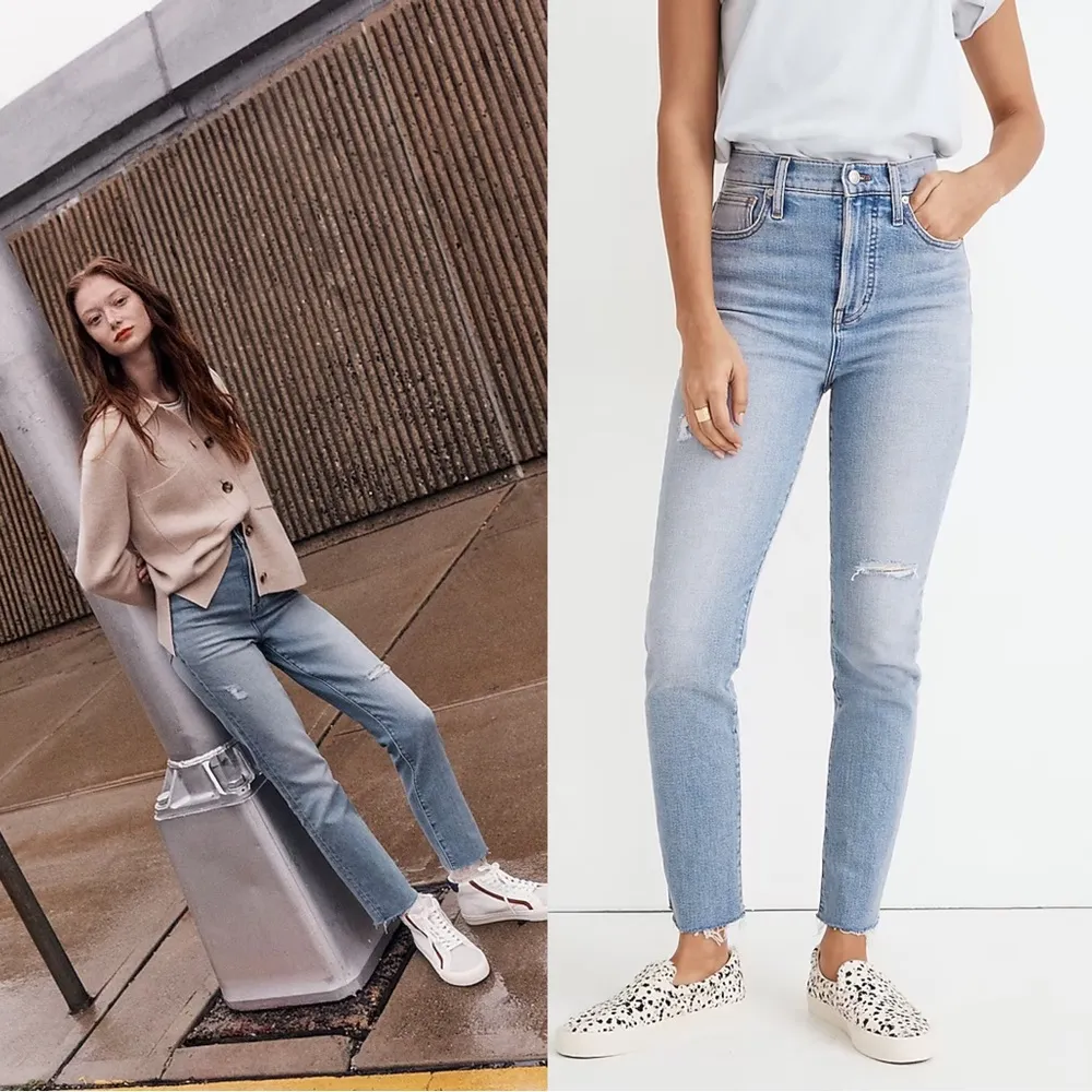 Madewell • The Perfect Vintage Jean in Coffey Wash: Worn-In Edition distressed - Image 6