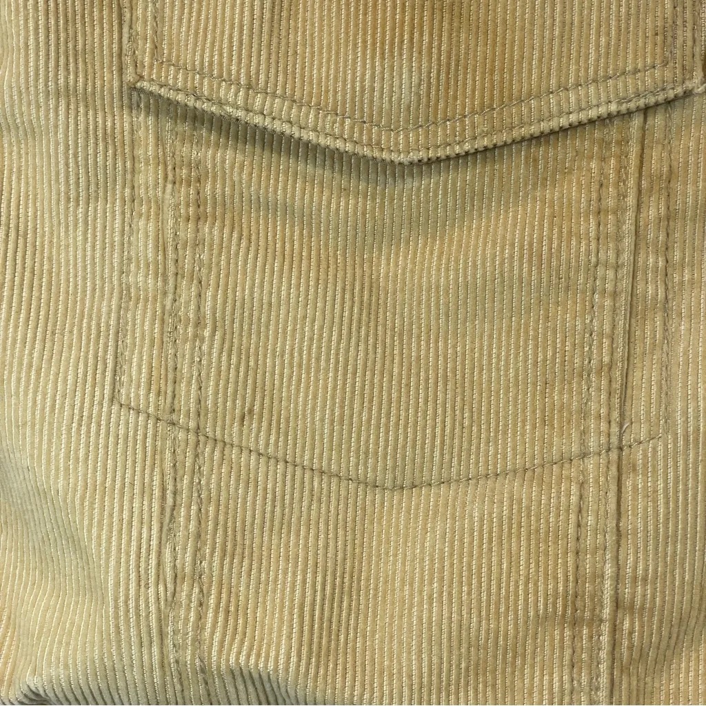 Vintage Y2K Aeropostale Tan Corduroy Small Shoulder Tote Bag - Image 4