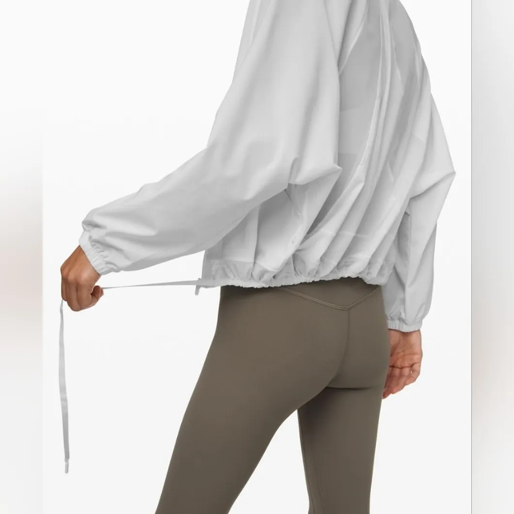 Lululemon Get Going Jacket White Size 2 - Image 4