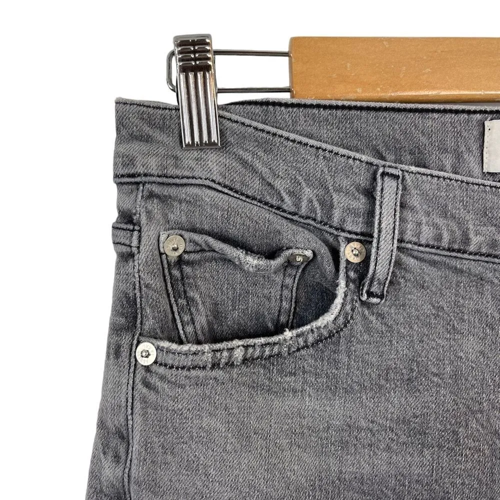 AGOLDE Nico High Rise Straight Leg Button Fly Jeans in Risk Size 28 Slim Fit - Image 6