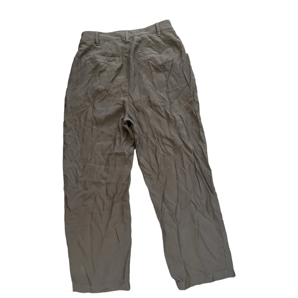 Madewell Women’s Barroway Wide-Leg Crop Pants | Taupe Brown | 4 - Image 4