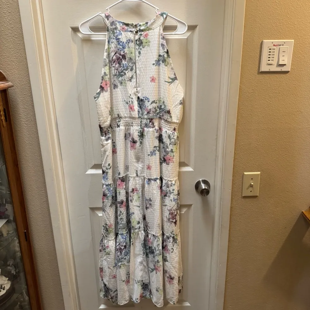 Ted Baker Pergola Tiered Halter Neck Midi Dress Size undefined - Image 8