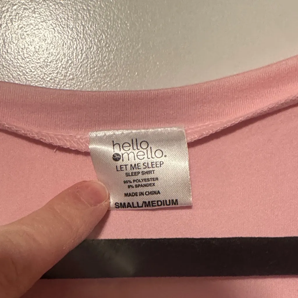Hello Mello Sleep Shirt NWT Pink Size undefined - Image 2