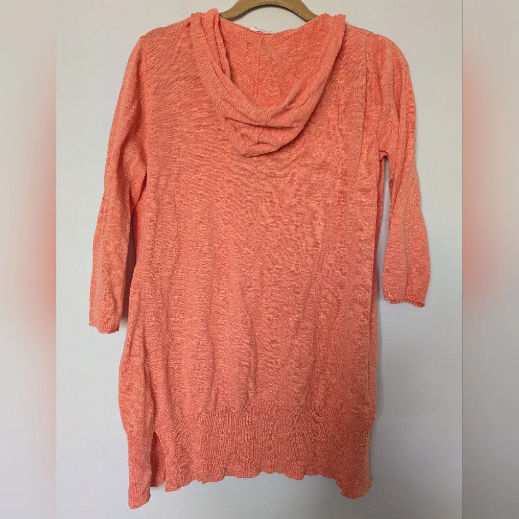 Eileen Fisher Vibrant Coral Swim Cover-Up Sz M - Image 4
