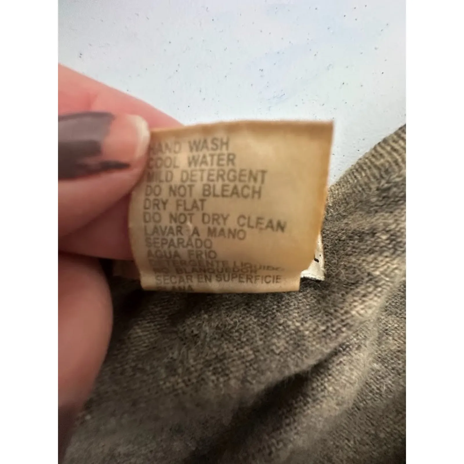 Vintage Michelle Nichole Tiger Sweater Lambswool Angora Animal Jungle Size Large Black - Image 6